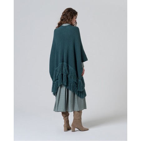 PONCHO Inma azul