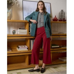 PANTALÓN cropp Malú grana