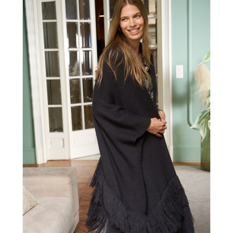 PONCHO Inma negro