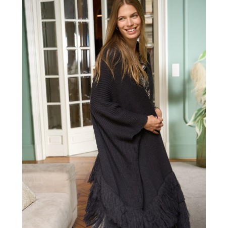 PONCHO Inma negro