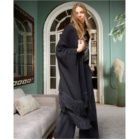 PONCHO Inma negro