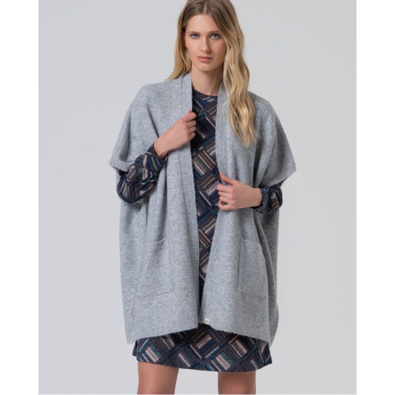 PONCHO Esther gris