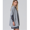 PONCHO Esther gris