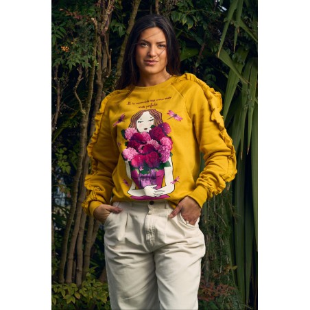 SUDADERA Hortensia