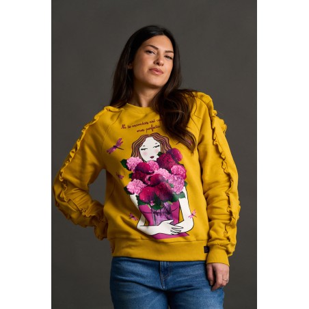 SUDADERA Hortensia