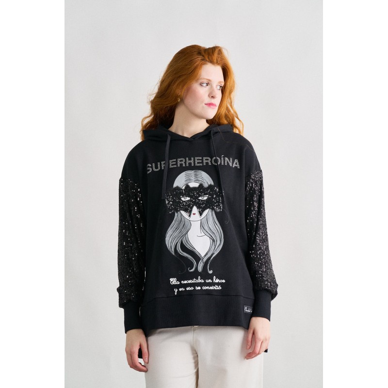 SUDADERA superheroína