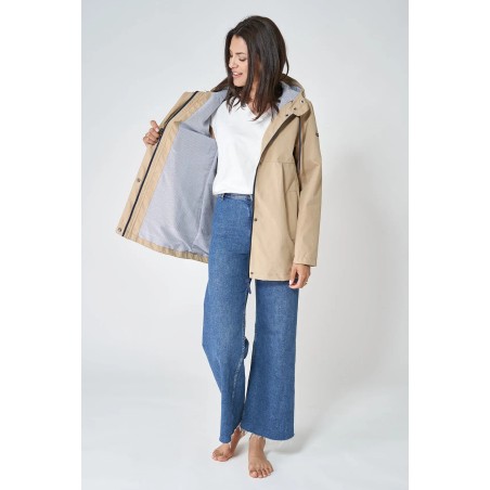 PARKA impermeable Pam camel