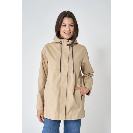 PARKA impermeable Pam camel