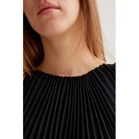 VESTIDO plisado Black