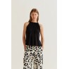 TOP Plisado black