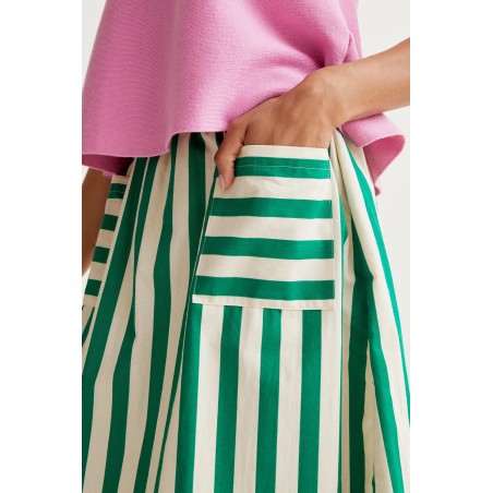FALDA Violá rayas