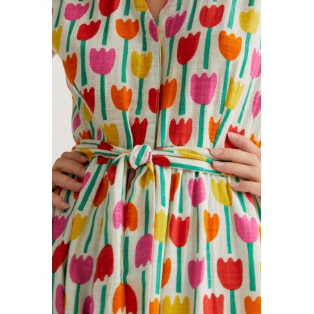 VESTIDO Tulipa midi