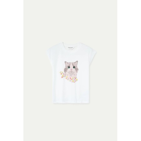 CAMISETA Tulipa gato