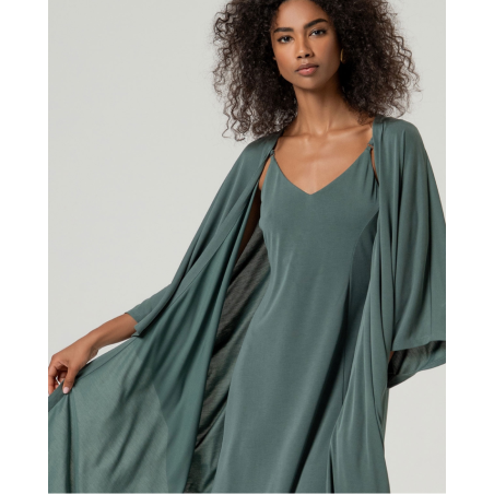 Kimono modal verde