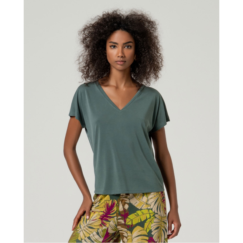 CAMISETA Modal verde