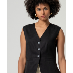 CHALECO Lyocel negro