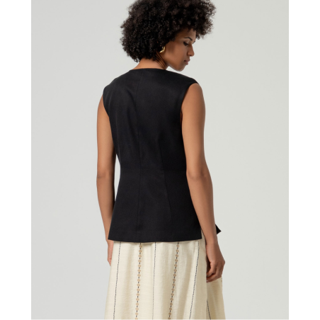 CHALECO Lyocel negro