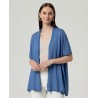 PONCHO Lurex azul