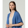PONCHO Lurex azul