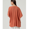 PONCHO Lurex teja