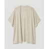 PONCHO Lurex beig