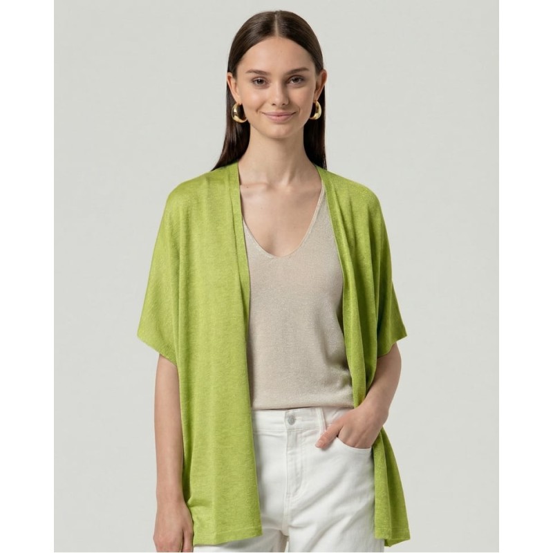 PONCHO Lurex verde