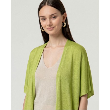 PONCHO Lurex verde