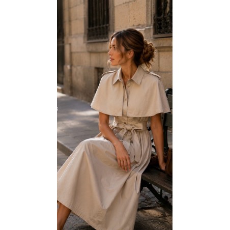 VESTIDO Graciela beig