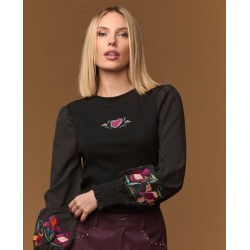 TOP Boho black