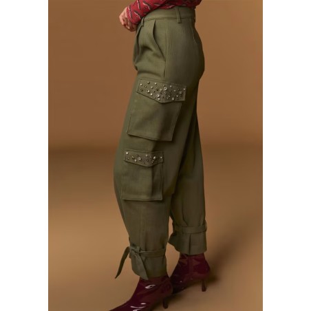 PANTALÓN Roll kaki