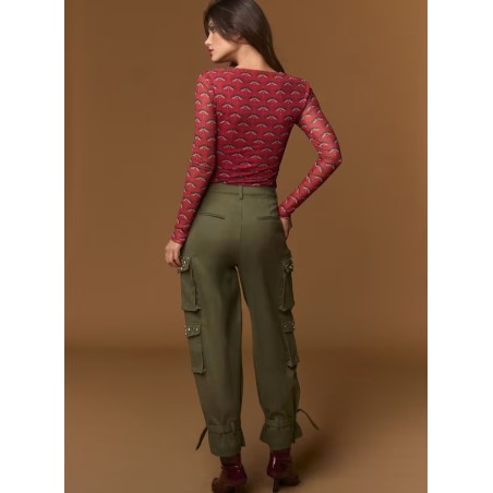 PANTALÓN Roll kaki