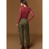 PANTALÓN Roll kaki