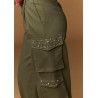 PANTALÓN Roll kaki