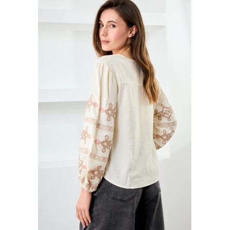 BLUSA Alexandra crudo