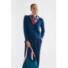 CHAQUETA Skein azul