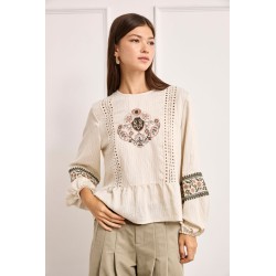 BLUSA Nuria crudo