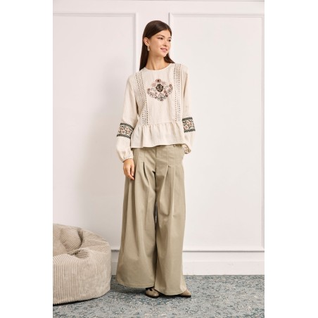 BLUSA Nuria crudo