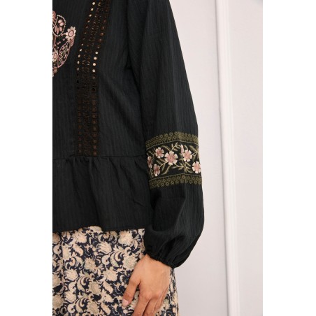BLUSA Nuria negro