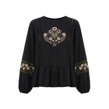 BLUSA Nuria negro