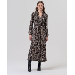 VESTIDO midi Damasco
