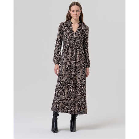 VESTIDO midi Damasco