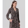 VESTIDO midi Damasco