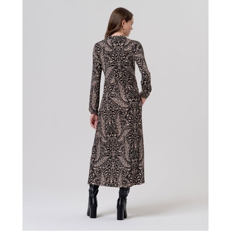 VESTIDO midi Damasco